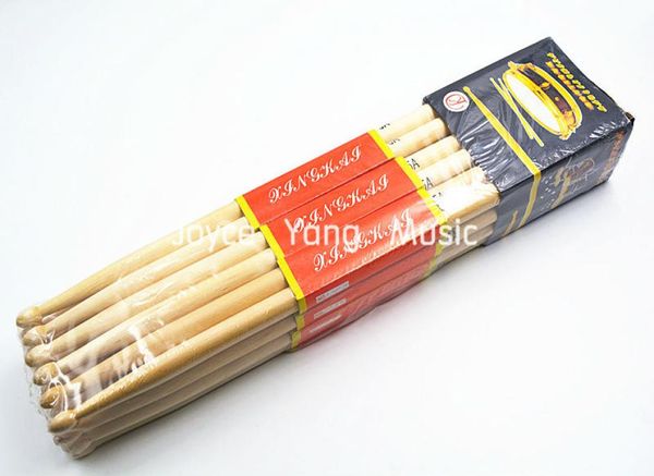 

12 pairs of niko maple wood oval tip drum sticks 5a drumsticks wholes5013188