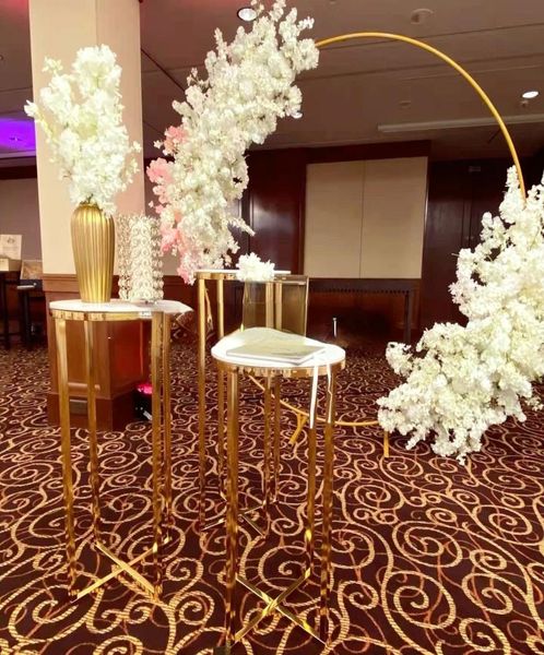 

wedding decoration circle flower arch balloons garlands rack grand event home backdrops birthday party baptism feast dessert table2714649