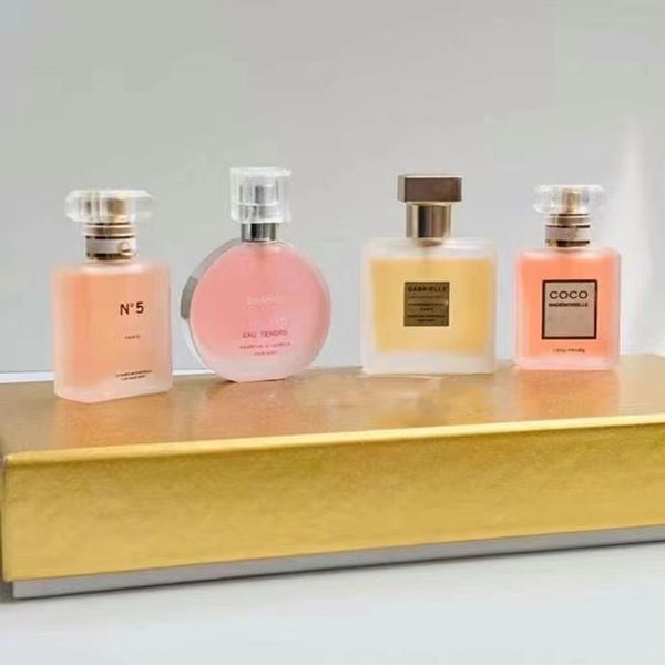 

famous women perfume suit n5 coco chance anti-perspirant deodorant spray 25mlx4 body mist long lasting scent fragrance for gift natural ladi