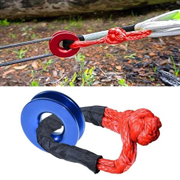 

ropes bars 41000lbs car synthetic soft shackle trailer pull snatch for towing rope truck vehicle winch recovery ring r230807