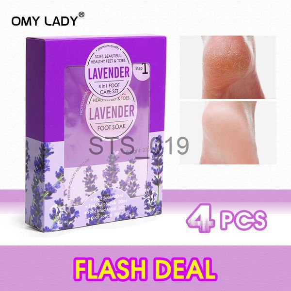 

foot treatment omy lady4 in1 foot care set soak spa cream mask x0807