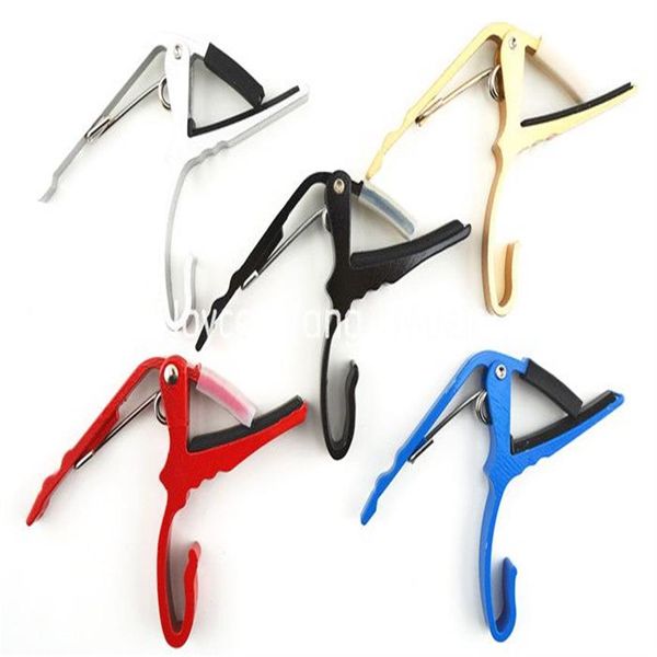 

acoustic guitar electric guitar 6-strings guitar capo change capos key clamp 5 colors wholes2629