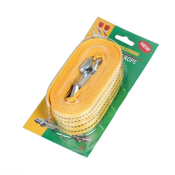

ropes towing bars heavy duty ton car cable tow pull rope with hook for recovery 4m and durable yellow brand new r230807