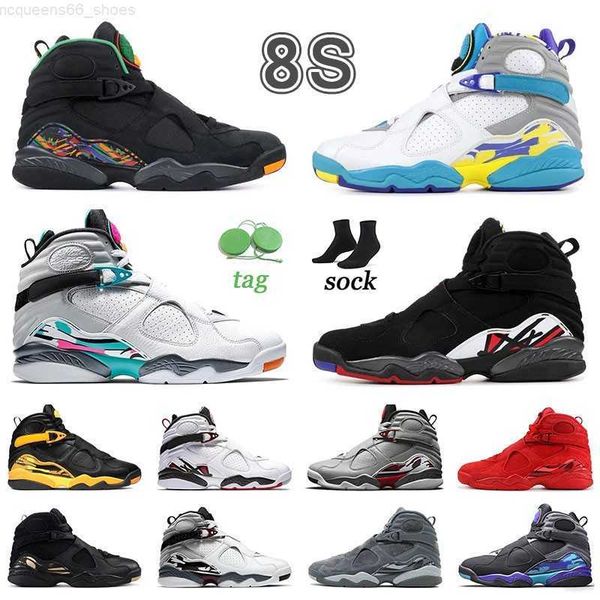 

jumpman 8 authentic basketball shoes mens women fashion oudoor sports sneaker big size us 13 cool grey playoffs light 8s aqua black chrome t