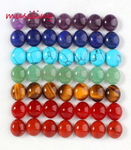 

natural stone flat beads 10mm loose beads charms accessories diy beads for jewelry making amethyst opal crystal opal agate etc sto2785793, Black