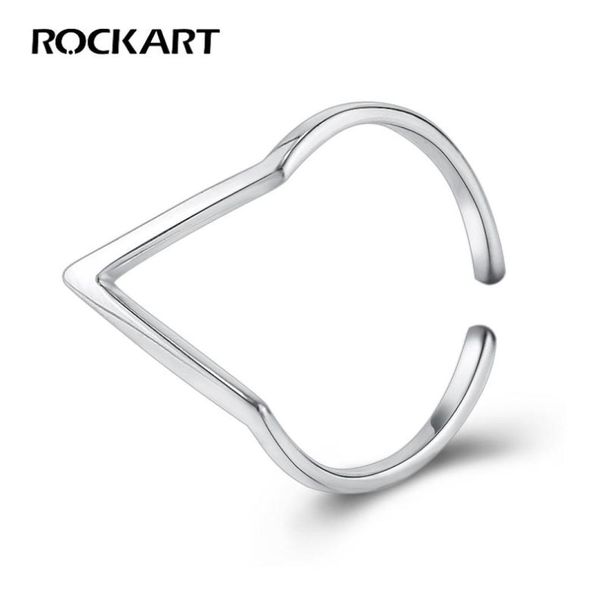 

pure silver ol ring simple geometric open adjustable triangle rings for women fine jewellery cool gift fashion jewel3778375