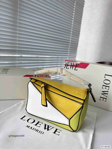 

puzzle lowe loewis small pattern classic bags high bag crossbody designer 2023 lady splicing women's quality purse shoulder square larg