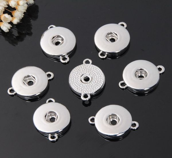 

diy making metal ginger silver 18mm snap button charms connectors for snap button jewelry findings necklace and bracelet sp2135361795, Bronze;silver