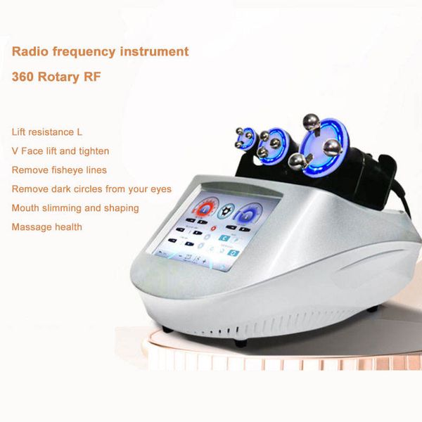 

360 degree rotation rf machine skin lifting skin rejuvenation remove wrinkles rotating led skin tightening radio frequency fat burning rolle