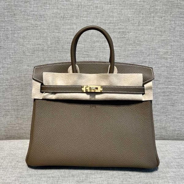 

original edition real leather h ermes brikiss handbags for sale handmade wax lined bag tote coat cowhide premium 2023 new style womens with
