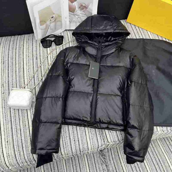 

women's down & parkas designer autumn/winter new casual versatile slim and age reducing backpack hooded coat qf7l, Black