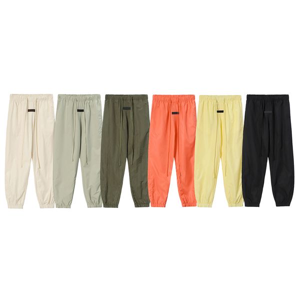 

mens pants sweatpants loose pants paris style classic love embroidery cotton short pantss-xl6 colors, Black