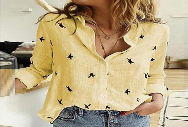 

women039s blouses shirts women fashion lady button up woman autumn white cotton linen blouse casaul long sleeve lapel sh7876242