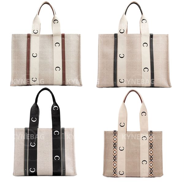 

luxurys women fashion woody tote designers shopping bags c element letter thread travel handbags shoulder bags handbag crossbody large beach