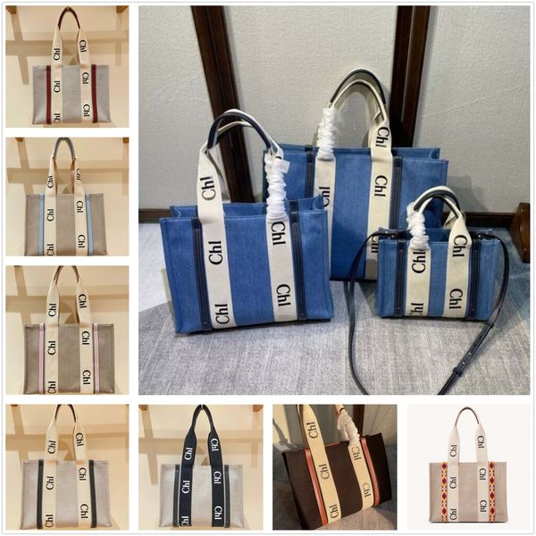 

10a woody tote bag designer totes women bags handbags linen canvas leather outfit crossbody shopping bag large casual beach shoulder bags pu
