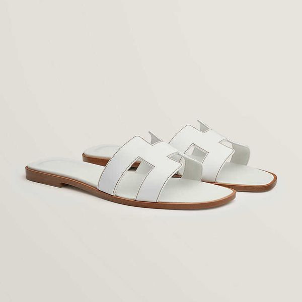 

designer beach slipper oran sandals slides h slippers for female summer wear 2023 new fashion flat bottomed women's shoes tourism and z