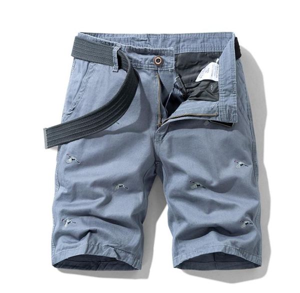 

summer new men shorts casual loose knee length mens cargo tactical shorts workout gym male fitness solid short trousers4895727, White;black