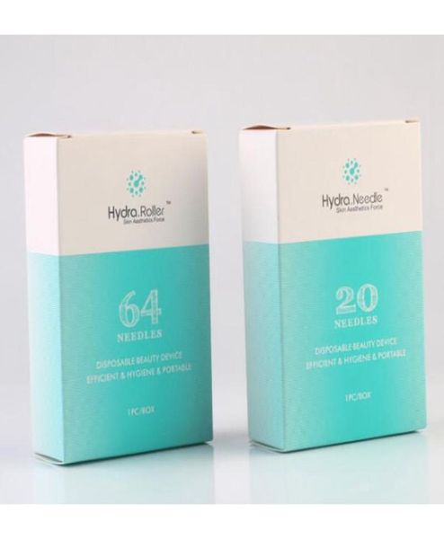 

portable hydra needles 20 pins microneedle applicator glass bottle serum injection into reusable skin rejuvenation antiaging derm3929485