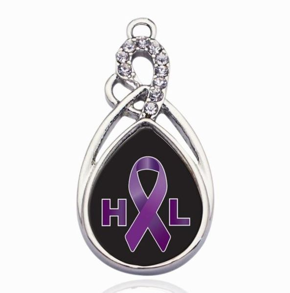 

hodgkin039s lymphoma support circle charm vintage heart charms pendants fashion charm necklace for women men diy jewelry8417217, Bronze;silver