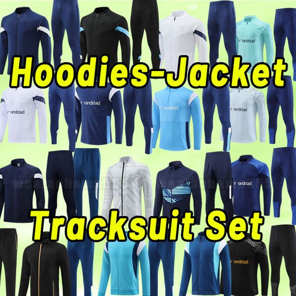 

23 24 marseil soccer tracksuits gerson under bakambu milik maillot de foot 2023 2024 camiseta payet guendouzi kamara long sleeve tracksuit j, Black