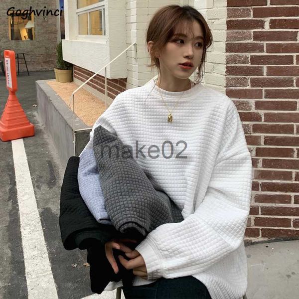 

men's casual shirts solid sweatshirts women fashion autumn loose design vintage cozy french style allmatch simple harajuku leisure dail, White;black
