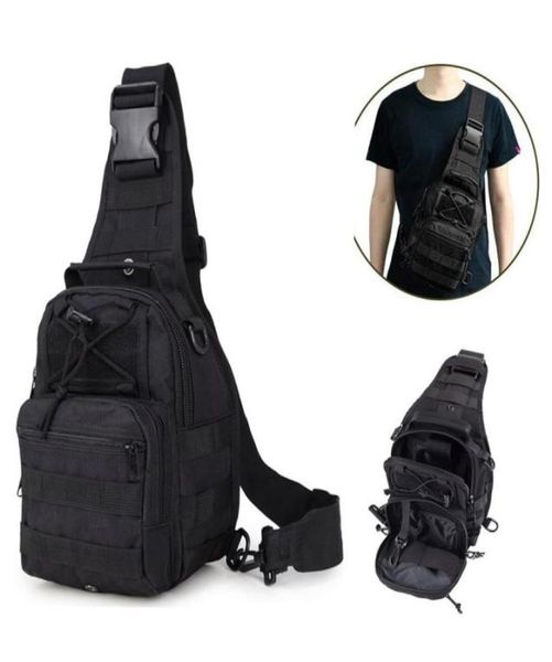 

tactical outdoor sports bag single shoulder pack multiuse waterproof chest cross body sling backpack for hiking camping climbing469990677