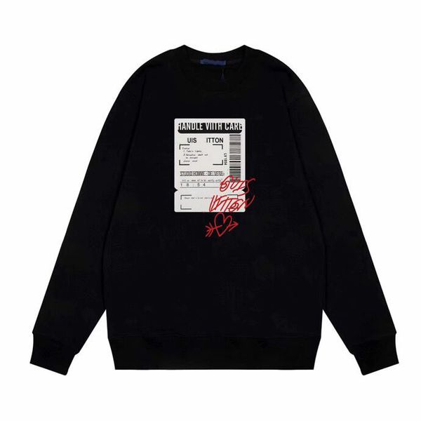 

2023s autumn and winter new sweatshirt letter printing youth sunshine loose version of men and women v1c130, Black;brown