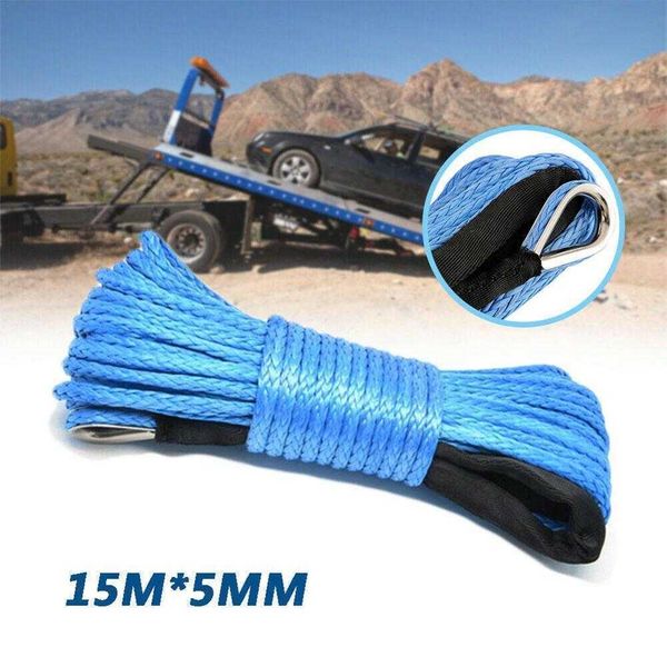 

ropes bars electric winch nylon strength hook 6mmx15m rope towing strap high car with tow atv r230807