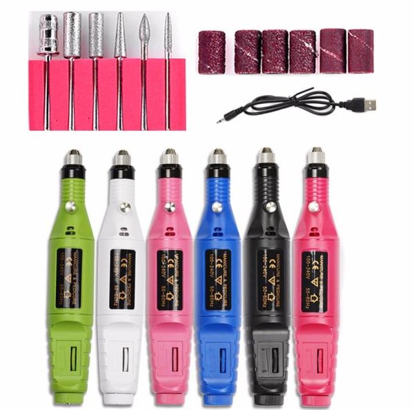 

professional electric nail drill manicure polishing tool set 20000rpm nail file ceramic nail drill6424192