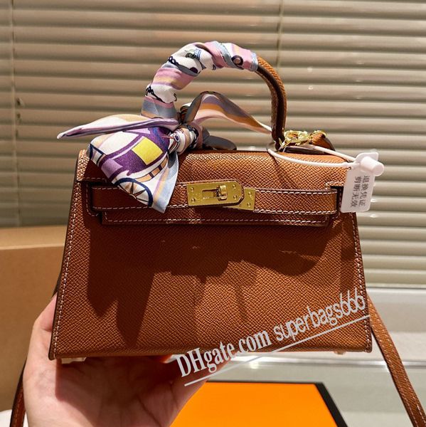 

classic designer women handbag shoulder bags style mini strap crossbody tote purse genuine leather handbag palm print 12 colors h brand