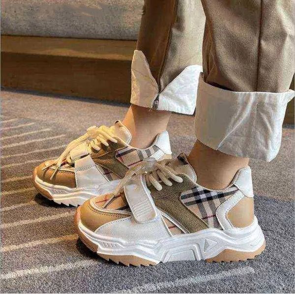 

2023 fashion designer kids baby sneakers toddler girl shoes autumn spring children boys and girls plaid breathable sport shoe outdoor youth, Black