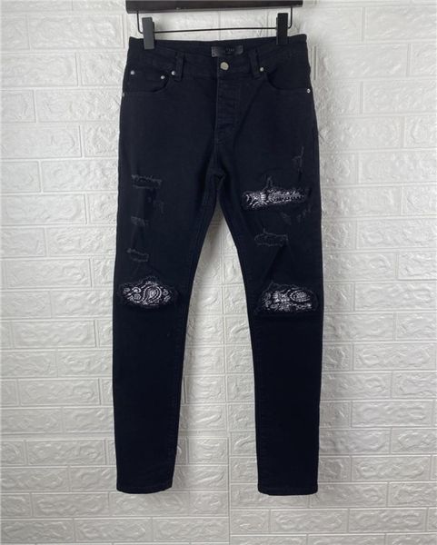 

mens designer jeans printed slimleg jeans denim fashion club clothing for male hip hop skinny pants 13232566635, Blue