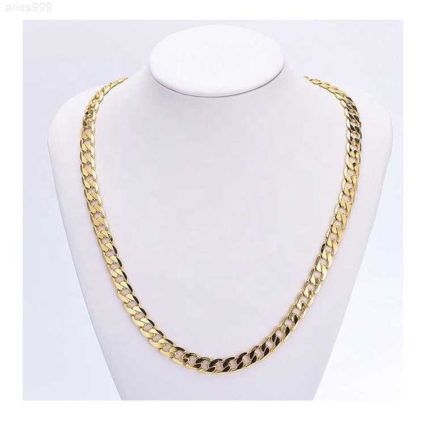 

new design men copper jewelry 14k gold plated cuban link chain, Silver