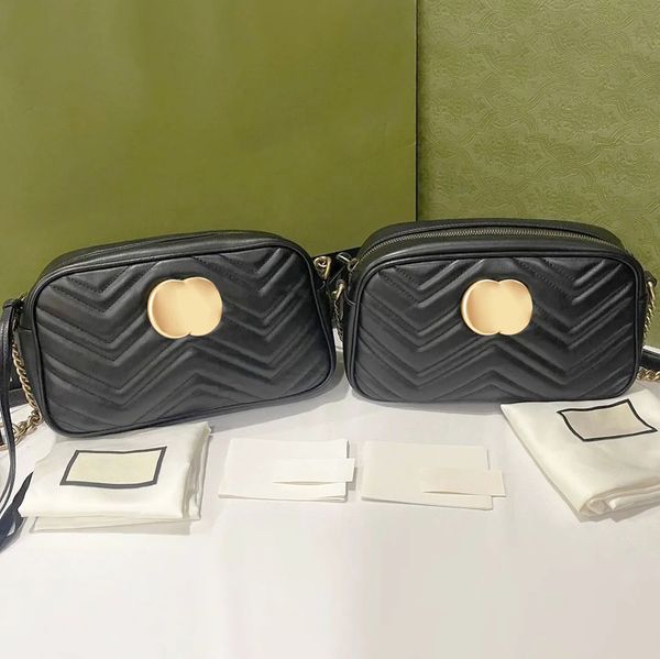 

luxury marmont designers fashion camera bag womens purses genuine leather handbag crossbody messenger two sizes shoulder bags mens zipper ev