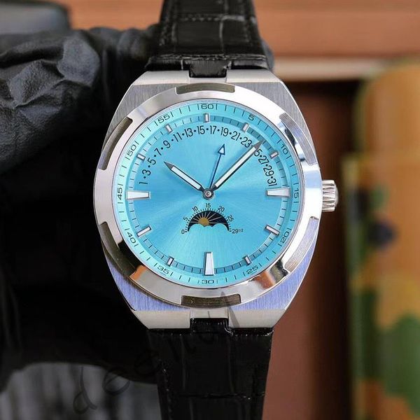 

men's automatic mechanical watch designer watch classic 42mm leather/all stainless steel watch sapphire u1 waterproof watch montre de l, Slivery;brown