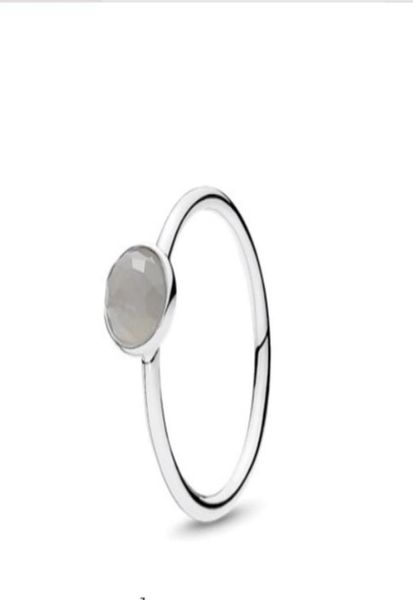 

andy jewel jewelry band 925 silver leather june droplet grey moonstone crystal cz moments birthstone for valentines day designer rings for w