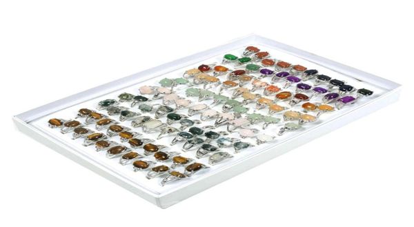 

solitaire ring 100 piezas de anillos a granel al por mayor joyera curativa para mujeres drop delivery 2021 jewelry ffshop2001 dh1v1029638, Golden;silver