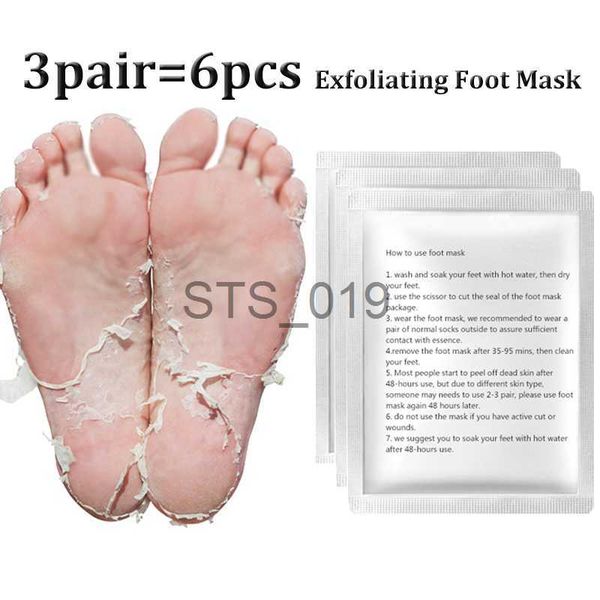 

foot treatment exfoliating foot mask foot patch magic skin peeling dead skin feet mask socks sosu socks for pedicure socks cream 3pair=6piec