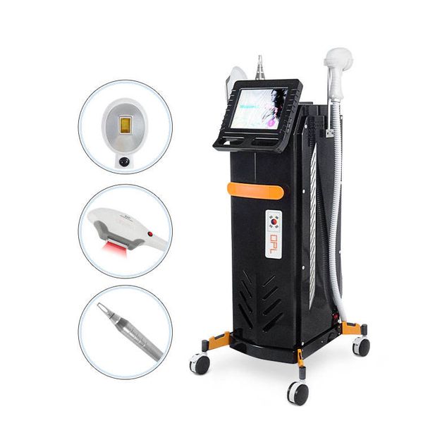 

2023 diode laser hair removal and skin rejuvenation device ipl system 808 hair removal machine, Black