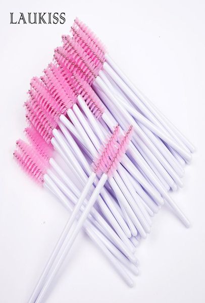 

50pcspack disposable eyelashes brushes mascara wands applicator wand brushes eyelash comb spoolers makeup tools laukiss4168242