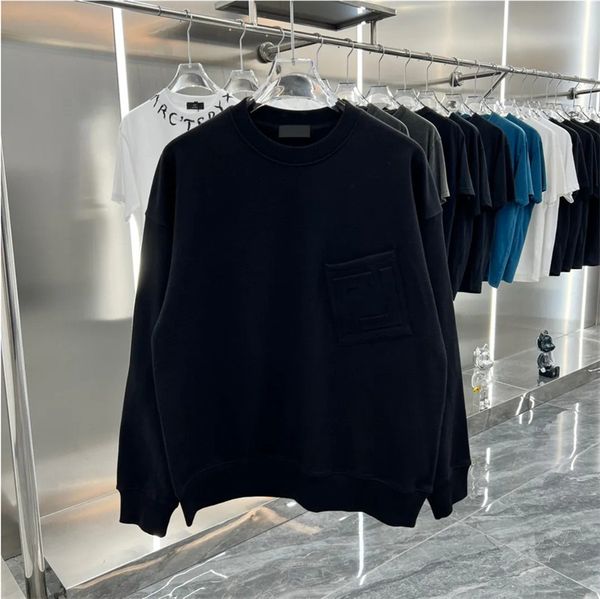 

23ss women desginer fashion cotton hooded new anines bing classic letter print wash water stir fry color snowflake loose sweatshirt hoodies, Black