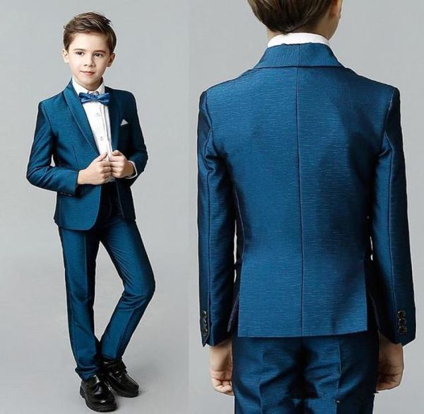 

2020 new handsome 3 pieces jacketpant suit kids wedding suits boys formal wear tuxedos for online35286616334406, Black