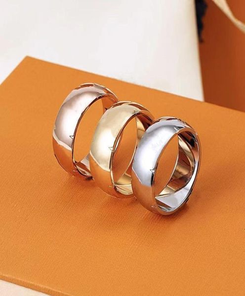 

new luxury titanium steel silver with diamonds love ring men and women rose gold rings for lovers couple gift2649458