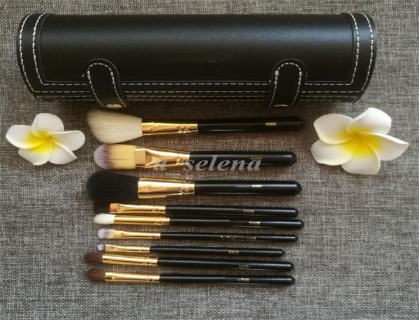 

9 pcs makeup brush set with cup holder professional mape up cosmetic brushes2819193
