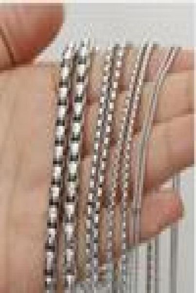 

whole lot 5meter silver stainless steel 3mm4mm charming style square rolo box link chain jewelry finding marking chain diy1180113