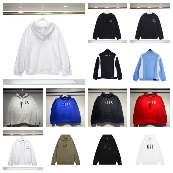 

2023 pullover luxury amirris hoodie designer depts hooded men's hoodies fashion designer men women sweatshirt jogging tracksuit, Black