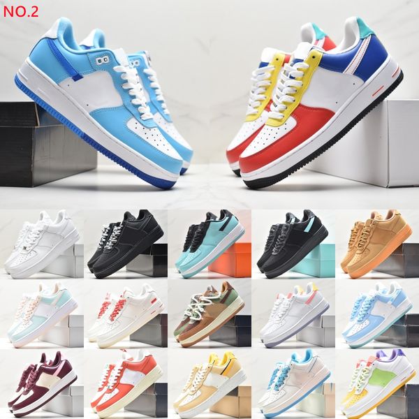

2023 force running shoes sale outdoor men low skateboard shoes one 1 knit euro airs high women all white black wheat new pattern designer sn