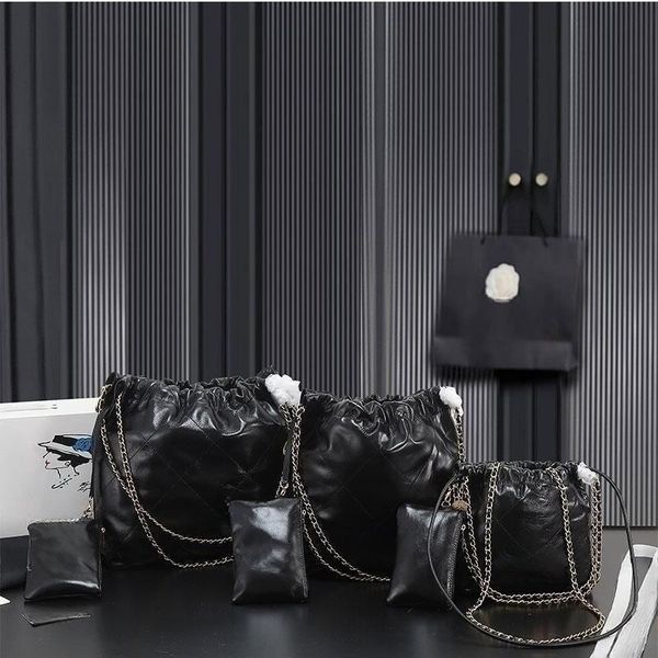 

designer bag tote shopping bag 3 sizes large capacity handbag fashion shoulder bag classic leather all-match men's and women's pur