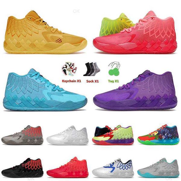 

rick and morty lamelo ball basketball shoes men women university gold blue queen city be you rock ridge red blast fashion trainers sneakers