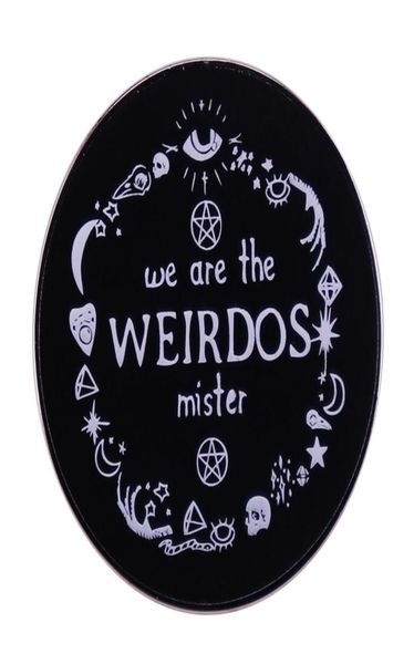 

we are the weirdos mister pin brooch button badge0123454649915, Blue